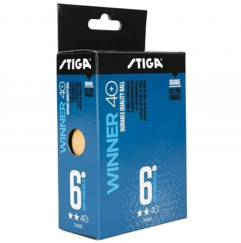 Stiga 2 Star Winner Plastic Orange X 72 Pack 4 Stiga 2 Star Winner Plastic Orange X 72 Pack - Image 2