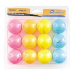 SCHILDKROT Colour Table Tennis Balls Pack Of 12