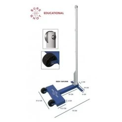 SURE SHOT Educational 33kg Wheelaway Badminton Posts 7 SURE SHOT Educational 33kg Wheelaway Badminton Posts -Sports - ball games 1569496028 20180900