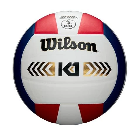 Wilson K1 Gold Volleyball - Red/White/Blue 4 Wilson K1 Gold Volleyball - Red/White/Blue - Image 2