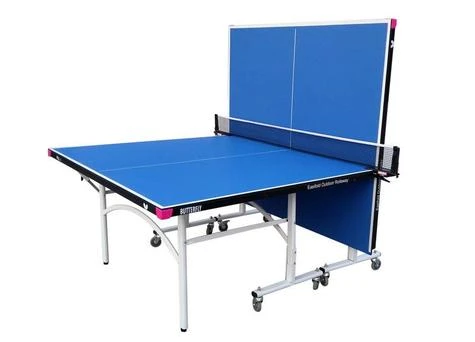 Butterfly Easifold Outdoor 12mm Table Tennis Table - Blue 4 Butterfly Easifold Outdoor 12mm Table Tennis Table - Blue - Image 2