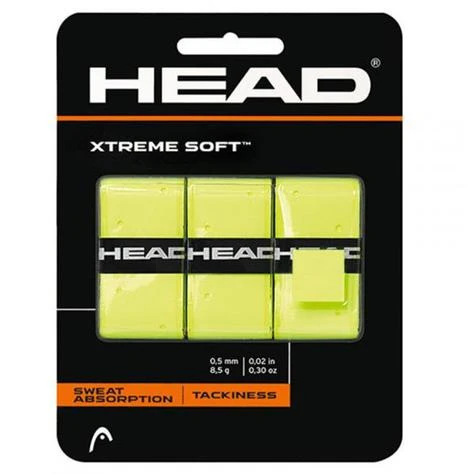 Head XtremeSoft Grip Overwrap - Yellow 3 Head XtremeSoft Grip Overwrap - Yellow