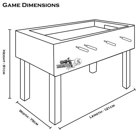 Roberto Game Indoor Table Football Table 6 Roberto Game Indoor Table Football Table - Image 4