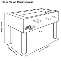 Roberto Sports New Camp Coin Operated Table Football Table