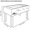 Roberto Sport Revolution Intdoor Football Table 2 Roberto Sport Revolution Intdoor Football Table -Sports - ball games 51014 sport revolution Dimensions 2