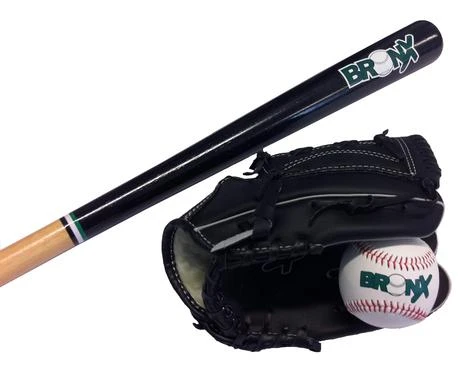 Bronx Wood Bat, Ball And Glove Set 4 Bronx Wood Bat, Ball And Glove Set - Image 2