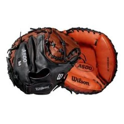 Wilson 2019 A500 32" Catcher's Mitt - Right Hand Throw -Sports - ball games 93b38b278a9d2627df2b0e4f63761a739d7688da WTA05RB19CM A500 32 CM Copper Black Double 2