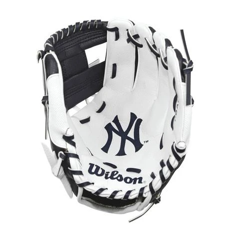 Wilson A200 New York Yankees 10" Tee Ball Glove - Right Hand Throw 3 Wilson A200 New York Yankees 10" Tee Ball Glove - Right Hand Throw