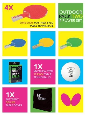 Table Tennis Outdoor Accessory Pack 2 4 Table Tennis Outdoor Accessory Pack 2 - Image 2