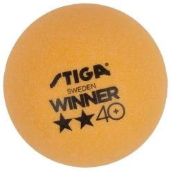 Stiga 2 Star Winner Plastic Orange X 6 Pack