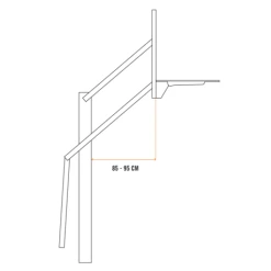 Goalrilla GS72C In Ground Basketball Unit -Sports - ball games ausladung 5