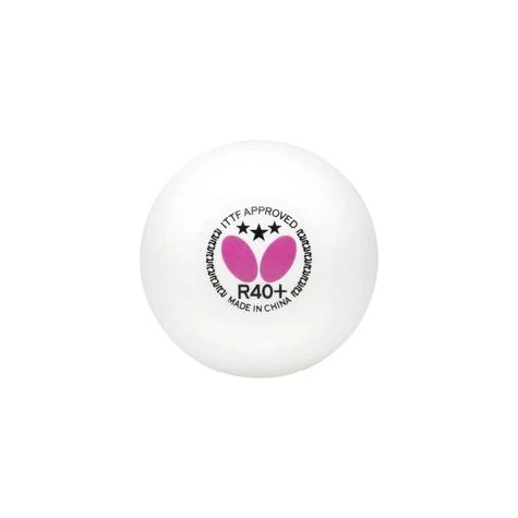 Butterfly R40+ 3* Table Tennis Ball - Box Of 3 3 Butterfly R40+ 3* Table Tennis Ball - Box Of 3