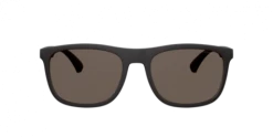 Emporio Armani 0EA4158 Matte Black Brown Recycled Sunglasses -Sports - ball games emporio armani ea4158 5869 3 mr sunglass 8056597378093