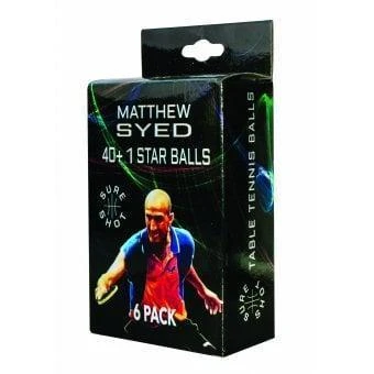 Sureshot Matthew Syed 40+ 1* Table Tennis Ball - Box Of 6 3 Sureshot Matthew Syed 40+ 1* Table Tennis Ball - Box Of 6