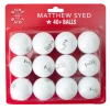 SURE SHOT Matthew Syed 12pk Table Tennis Balls -Sports - ball games g 10715 MS Syed 40 plus 12 pack 3