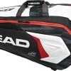 Tennis Bag HEAD Djokovic 12R Monstercombi Black White -Sports - ball games g 41vGSC4VXaL