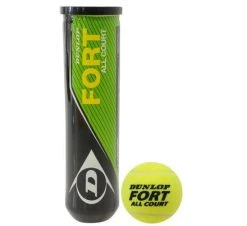 Dunlop Fort All Court Tennis Balls (4 Ball Can)
