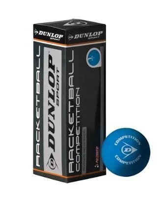 Dunlop Competition Racketball Balls - 1 Tube 3 Balls 2 Dunlop Competition Racketball Balls - 1 Tube 3 Balls