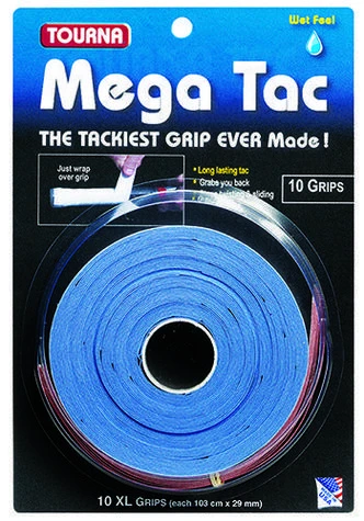 Tourna Mega Tac 10 Grip Roll Blue 3 Tourna Mega Tac 10 Grip Roll Blue