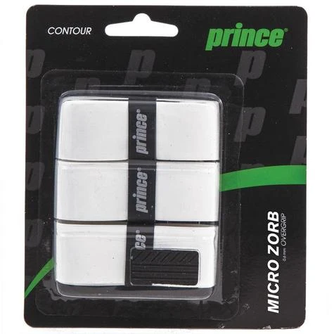 Prince Micro Zorb Overgrip X 3 White 3 Prince Micro Zorb Overgrip X 3 White