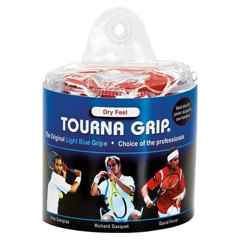 TOURNA GRIP ORIGINAL XL OVERGRIP (BLUE) 30 ROLL TRAVEL PACK 3 TOURNA GRIP ORIGINAL XL OVERGRIP (BLUE) 30 ROLL TRAVEL PACK