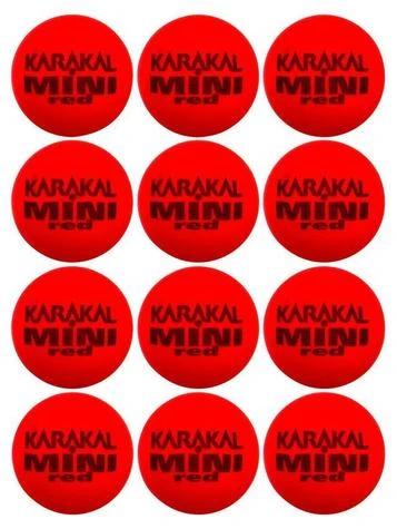 Karakal Mini Red Foam Tennis Balls (Bag Of 12 Balls) 4 Karakal Mini Red Foam Tennis Balls (Bag Of 12 Balls) - Image 2