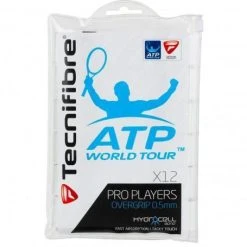 Tecnifibre ATP Pro Contact Overgrips (Pack Of 12) - White