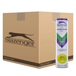 Slazenger Wimbledon Tennis Balls (4 Ball Can) - 6 Dozen 7 Slazenger Wimbledon Tennis Balls (4 Ball Can) - 6 Dozen -Sports - ball games g slazenger wimbledon tennis balls 6 dozen