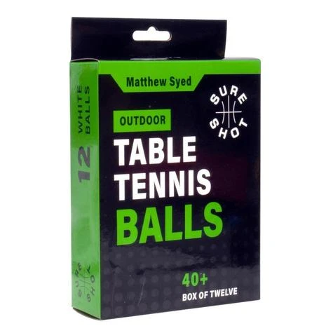 Sure Shot Matthew Syed Outdoor Table Tennis Balls 3 Sure Shot Matthew Syed Outdoor Table Tennis Balls
