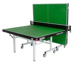 Butterfly National League 25 Rollaway Table Tennis Table -Sports - ball games national league 25 green