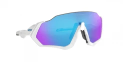 Oakley Flight Jacket Polished White/Prizm Sapphire Sunglasses -Sports - ball games oakley oo9401 940102 mr sunglass 888392342324 3