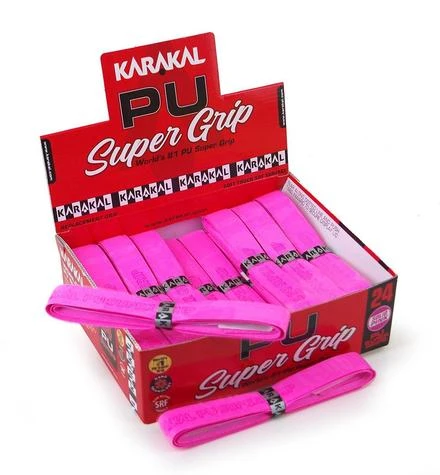 Karakal PU Super Grips X 24 Pink 5 Karakal PU Super Grips X 24 Pink - Image 3