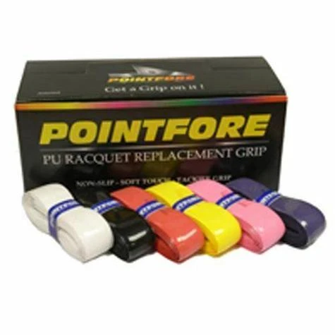Pointfore PU RACKET Grips - Box Of 24 3 Pointfore PU RACKET Grips - Box Of 24