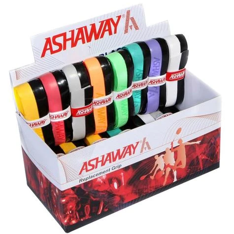 Ashaway SPIRAL BLACK Grips - Box Of 24 3 Ashaway SPIRAL BLACK Grips - Box Of 24