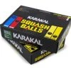Karakal Double Yellow Dot Squash Balls -Sports - ball games squashballs4x3boxs 06