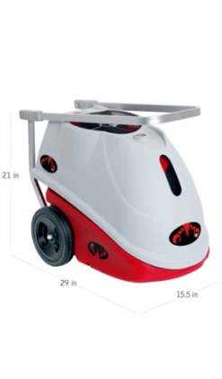 LOBSTER ELITE 1 TENNIS BALL MACHINE -Sports - ball games tnw420 4elite down2018 dimensions 3